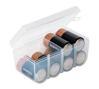 Dial Industries Battery Storage Organizer Case, Holds 8D