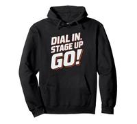Dial Stage Up Go Bracket Racing Sequence Drag Strip Racer Pullover Hoodie