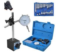 Dial Test Indicator Dti Gauge With Magnetic Base Stand Clock Gauge & 22Pc Probes