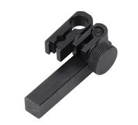 Dial Test Indicator Height Gauge Holder Bar, Rectangular Aluminum Alloy Adaptor Clamp with 6mm and 8mm Clamping Holes, 50mm Industrial Tool Support for Precision Measurement