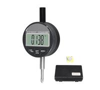 Dial Test Indicator High Accuracy 0.01mm Resolution Electronic Dial Indicator Guage 3V Carbide Probe Digital Display Screen M2.5 Thread Aluminum Alloy for Mechanical Industrial