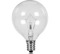 Dialan's G40 Globe 40 Wax Melt Burner Replacement Bulb for Electric Wax Burner Warmer Warm White 1 Piece 230V 25W E12 Base