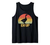 Dialect Northern Vintage Funny Duck Yorkshire Goose EY UP Tank Top
