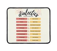 Dialectical Behavior Therapy (DBT) Mental Health Matters Mouse Pad Mouse Mat Desk Accessories 9.4"x7.9" Color:Dialectical Behavior Therapy