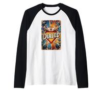 Dialed Bodybuilder Superhero Raglan Baseball Tee