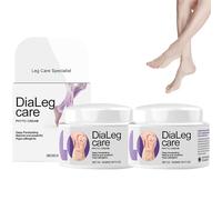 DiaLeg Care Cream, Advanced Multi-Ceramide Night Cream, Varicose Veins Cream for Legs, Leg Care Moisturiser, for All Skin Types (2pcs)