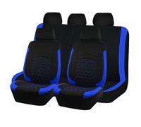 DIALFA Car Seat Covers for Citroen Bx/C1/C2/C3/C3 Picasso/C4 Picasso/C4, Breathable Wear Resistant Non-Slip All Weather Seat Cover Protector Elasticated Hems Compatible Washable Easy Fit,B Blue