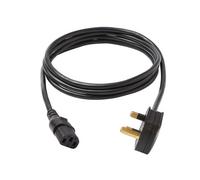 Diall 10A Black Computer Lead, 2M