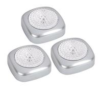 Diall 10Lm Led Battery-Powered Push Light, Pack Of 3