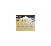 DIALL 30W Capsule Warm White Halogen Dimmable Light Bulb Pack of 4