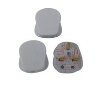 Diall 9518 3A White Plug, Pack Of 3