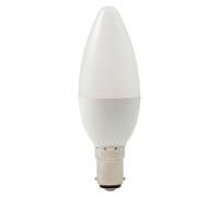 Diall B15 4.2W 470Lm 180° Frosted Candle Warm White Led Light Bulb