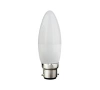 Diall B22 4.2W 470Lm Frosted Candle Neutral White Led Light Bulb