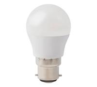 Diall B22 4.2W 470Lm Frosted Mini Globe Warm White Led Light Bulb