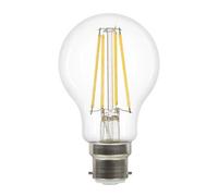 Diall B22 5.9W 806Lm Clear Gls Neutral White Led Dimmable Filament Light Bulb