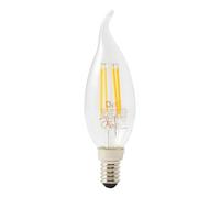 Diall B35 E14 3.4W 470Lm Clear Candle Warm White Led Filament Light Bulb
