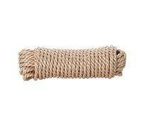 Diall Beige Polypropylene Twisted Rope, (L)10M (Dia)6mm