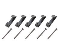 Diall Black Antique Effect No. 2 Picture Hook (W)6mm, Pack Of 25