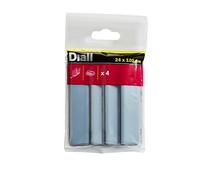 Diall Black & Grey Eva & Ptfe Glide (L)24mm (W)100mm, Pack Of 4