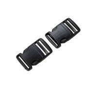 Diall Black Nylon Snap Side Release Buckle (W)25mm, Pack Of 2