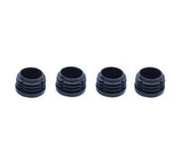 Diall Black Plastic Insert Cap (Dia)21mm, Pack Of 4