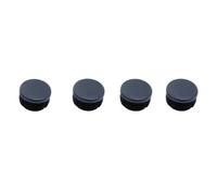 Diall Black Plastic Insert Cap (Dia)29mm, Pack Of 4