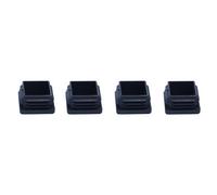 Diall Black Plastic Insert Cap (L)22mm (W)22mm, Pack Of 4
