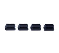 Diall Black Plastic Insert Cap (L)32mm (W)17mm, Pack Of 4