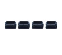 Diall Black Plastic Insert Cap (L)37mm (W)24mm, Pack Of 4
