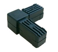 Diall Black Round Tube Connector, (H)20mm (W)20mm
