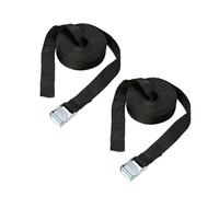 Diall Black Strap (L)2.5M (T)1.1mm Of 2