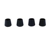 Diall Black Thermoplastic Vulcanizates (Tpv) Leg Tip (Dia)12mm, Pack Of 4