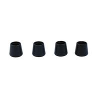 Diall Black Thermoplastic Vulcanizates (Tpv) Leg Tip (Dia)14mm, Pack Of 4