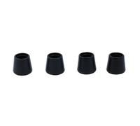 Diall Black Thermoplastic Vulcanizates (Tpv) Leg Tip (Dia)20mm, Pack Of 4