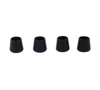 Diall Black Thermoplastic Vulcanizates (Tpv) Leg Tip (Dia)22mm, Pack Of 4