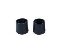 Diall Black Thermoplastic Vulcanizates (Tpv) Leg Tip (Dia)32mm, Pack Of 2