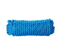 Diall Blue Polypropylene Twisted Rope, (L)15M (Dia)12mm