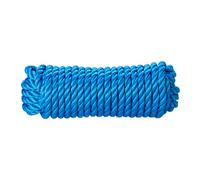 Diall Blue Polypropylene Twisted Rope, (L)7.5M (Dia)12mm