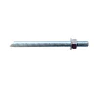 Diall Blue Zinc-Plated Carbon Steel Stud (Dia)8mm (L)110mm, Pack Of 4