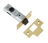 Diall Brass Effect Metal Tubular Mortice Latch (L)64mm