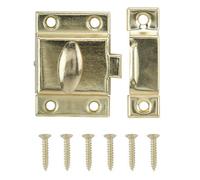 Diall Brass-Plated Cabinet Catch (L)28.5mm (W)39mm