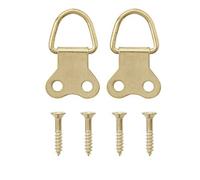 Diall Brass-Plated Large Picture Hook, Pack Of 4