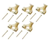 Diall Brass-Plated No. 3 Picture Hook (W)26mm, Pack Of 25