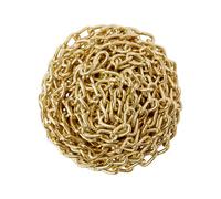 Diall Brass-Plated Steel Twist Signalling Chain, (L)2.5M (Dia)2mm