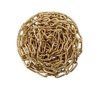 Diall Brass-Plated Steel Welded Signalling Chain, (L)2.5M (Dia)2mm