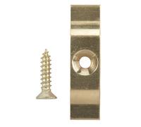 Diall Brass-Plated Turnbutton Catch (L)36mm (W)10mm
