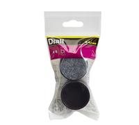 Diall Brown Acrylonitrile Butadiene Styrene (Abs) & Polystyrene (Ps) Leg Protectors (Dia)43mm, Pack Of 4