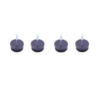 Diall Brown Felt, Polyester (Pes), Polypropylene (Pp) & Steel Nail-In Glide (Dia)20mm, Pack Of 4