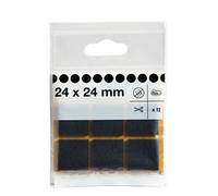Diall Brown Felt Protection Pad (L)24mm (W)24mm, Pack Of 12