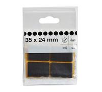 Diall Brown Felt Protection Pad (L)24mm (W)35mm, Pack Of 8